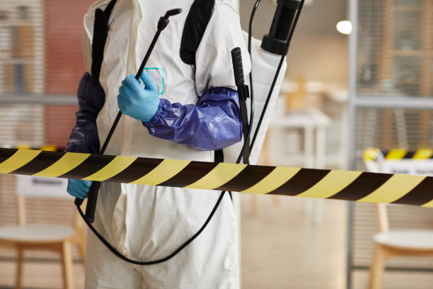 Professional Blood Cleanup technician working in Princeton, IN